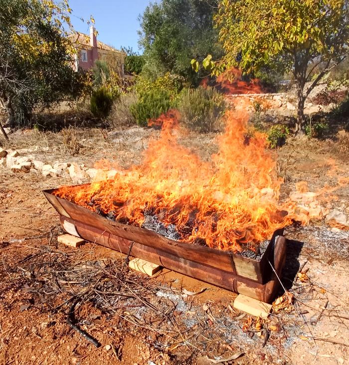 Flame Cap Biochar Kiln