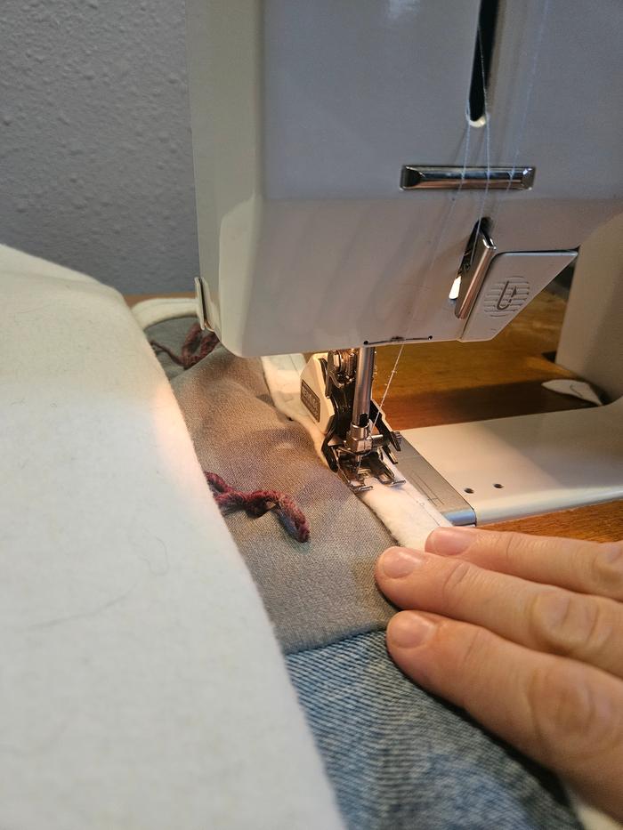 Edging the quilt