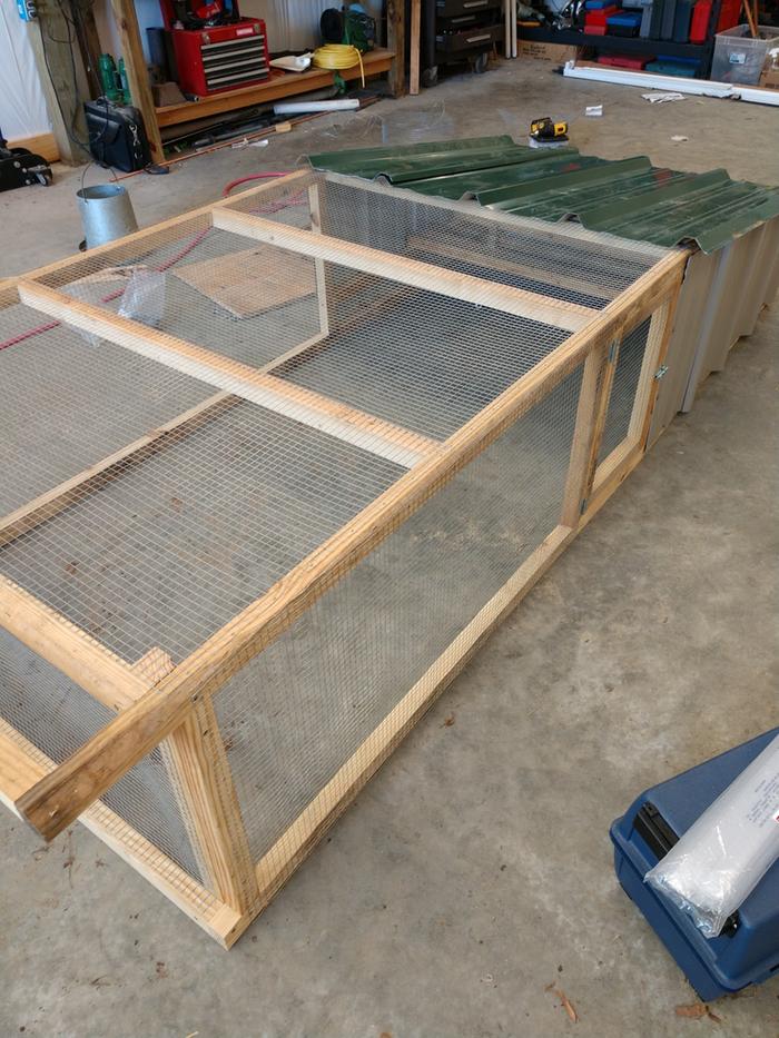 chicken tractor build 6