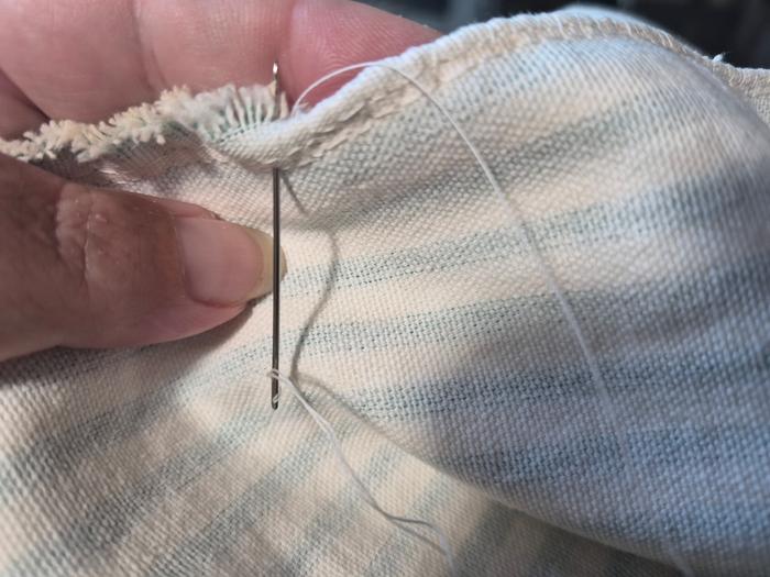 Finishing the seam allowances