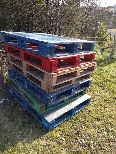 pallets for construction shed