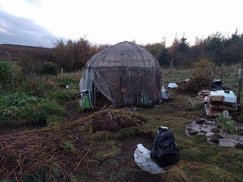 reusing old polytunnel plastic