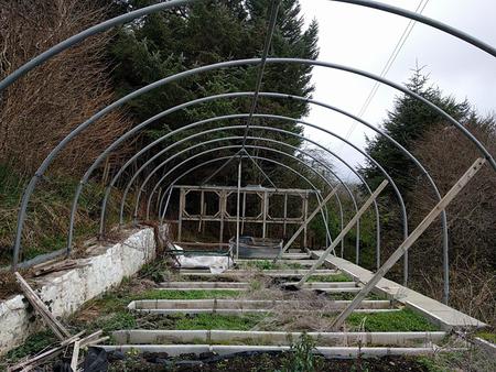 relocating hoop tunnel built on hill