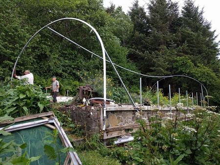 relocating an old polytunnel