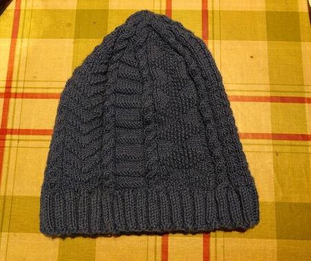 gansey knitted hat