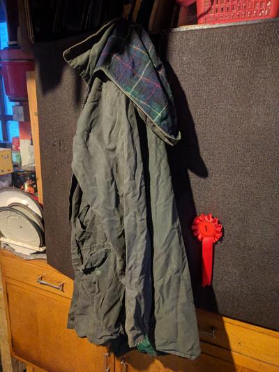 coat made from natural materials