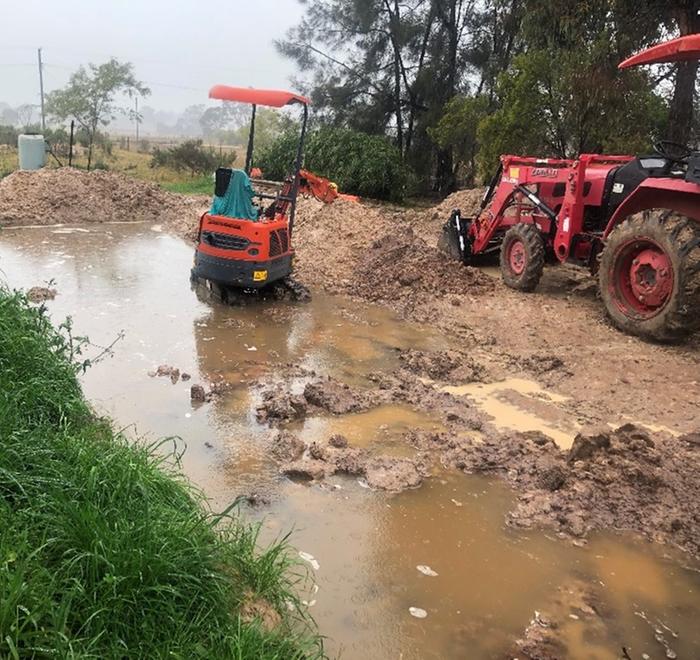 Had to wait 2 Weeks for Rain to Stop and Mud to Dry