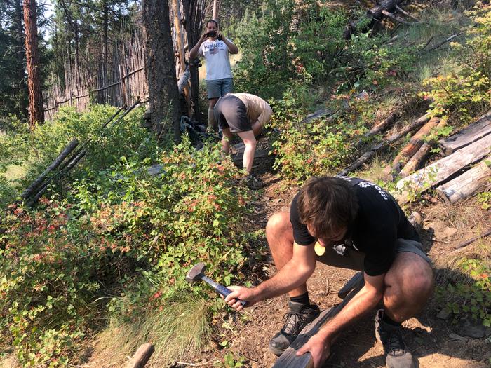 making above-ground fence posts