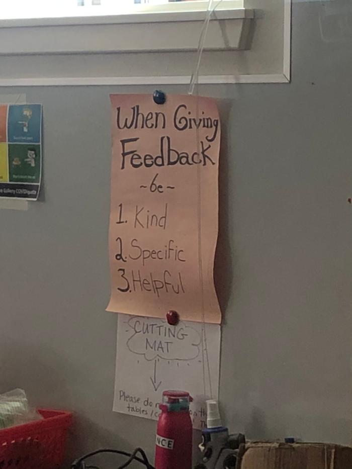 In the children’s classroom