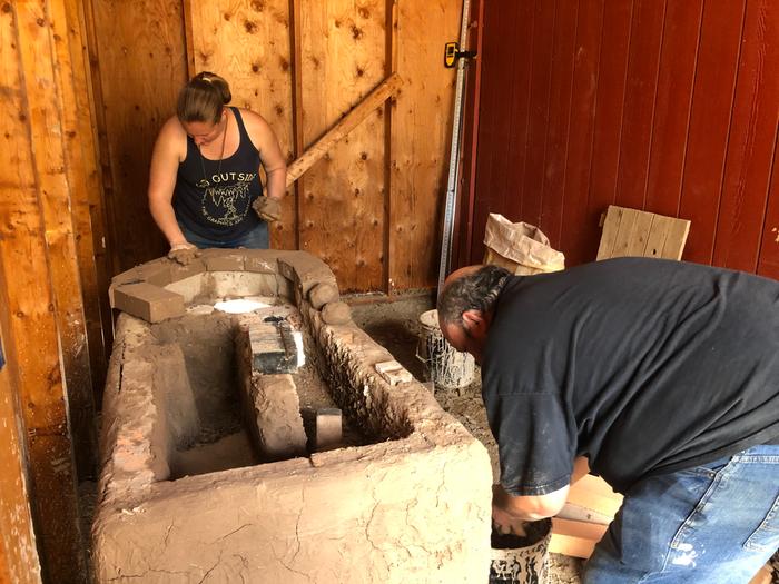 Progress on the Rocket cooktop for the outdoor kitchen