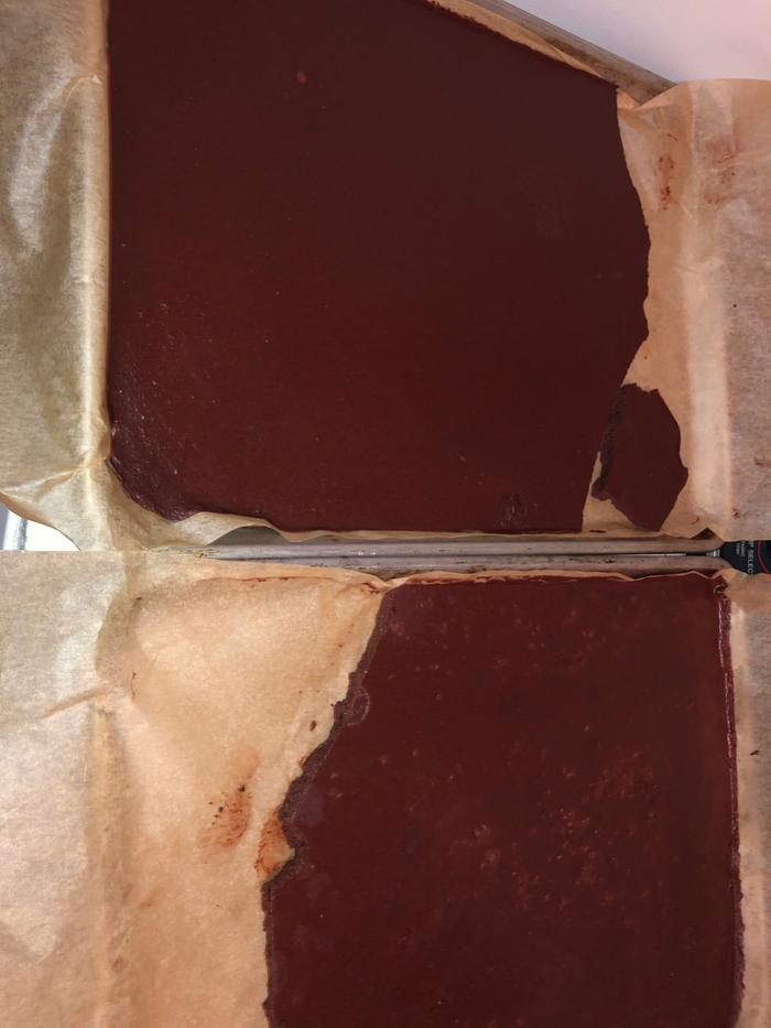The resulting blocks. A little on the bitter side... but they’ll go well for baking 