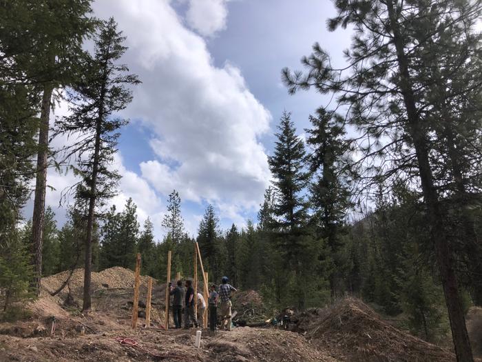 poles going up