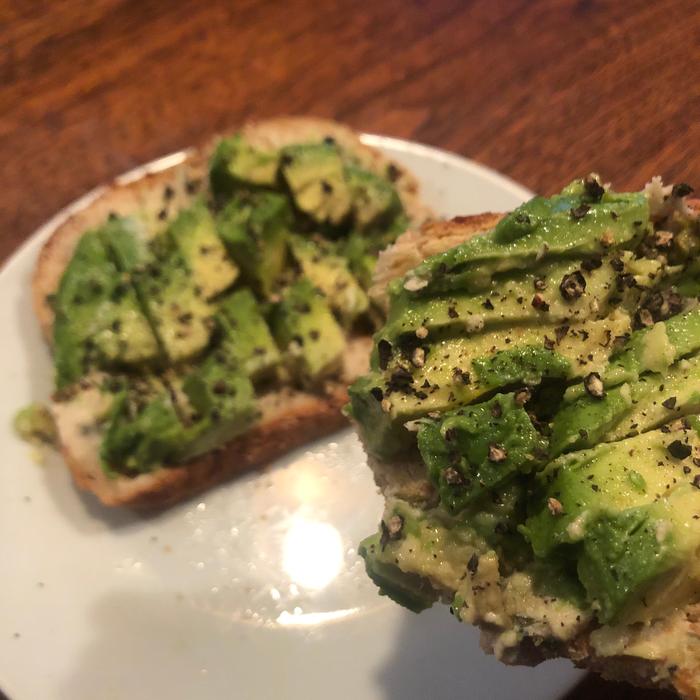 It may be the quintessential vegan millennial breakfast... but it sure is a good start to a day. 