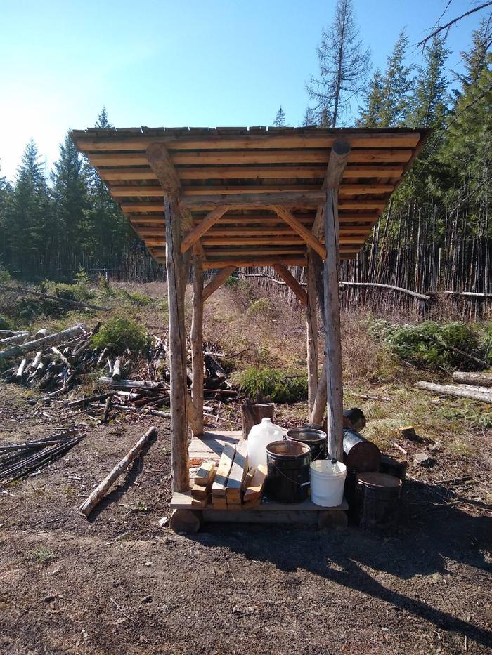 This tool shed, which was never meant to be built, is getting upgraded to becoming the gardening shed