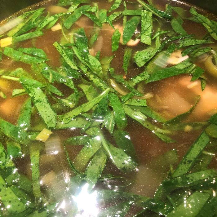 Yummy nourishing soup..... 