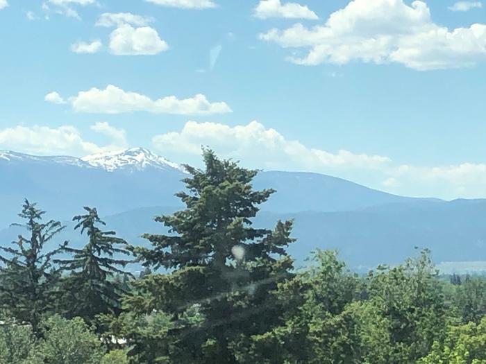 100° today and that mountain is still covered in snow 