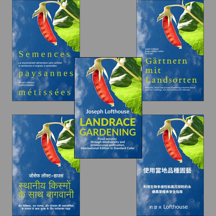 International editions of Landrace Gardening.