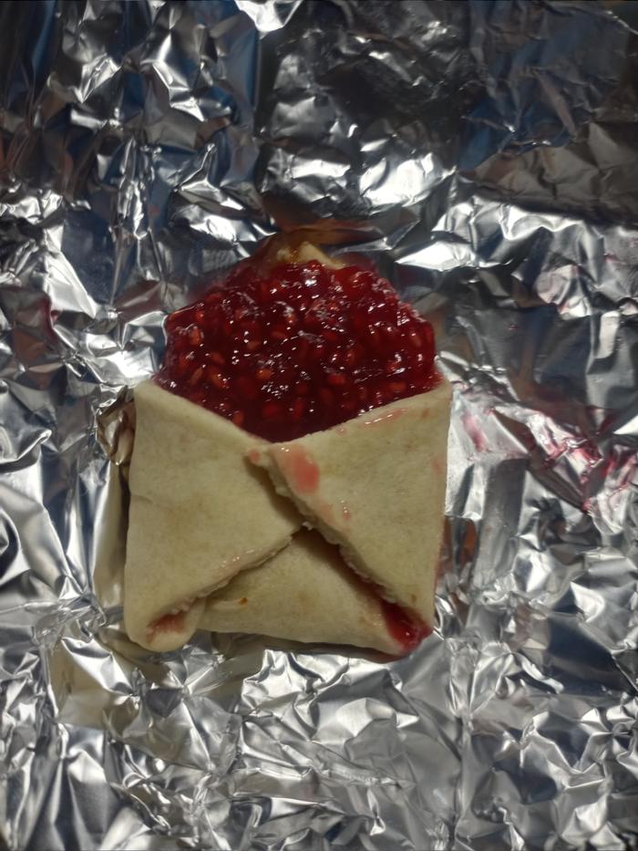 One of the things they made with the raspberry jam