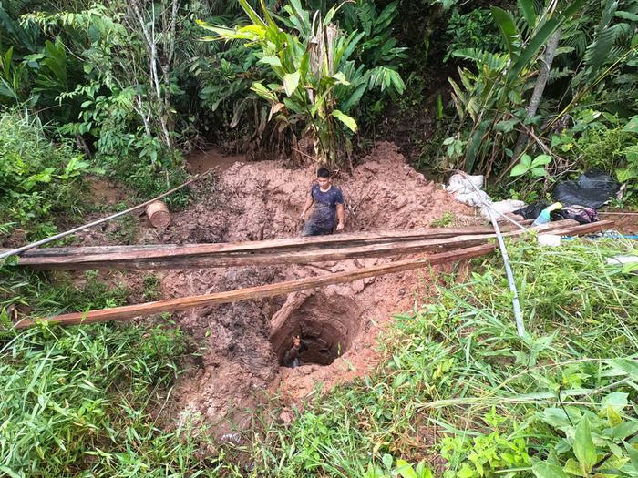 hand dug well