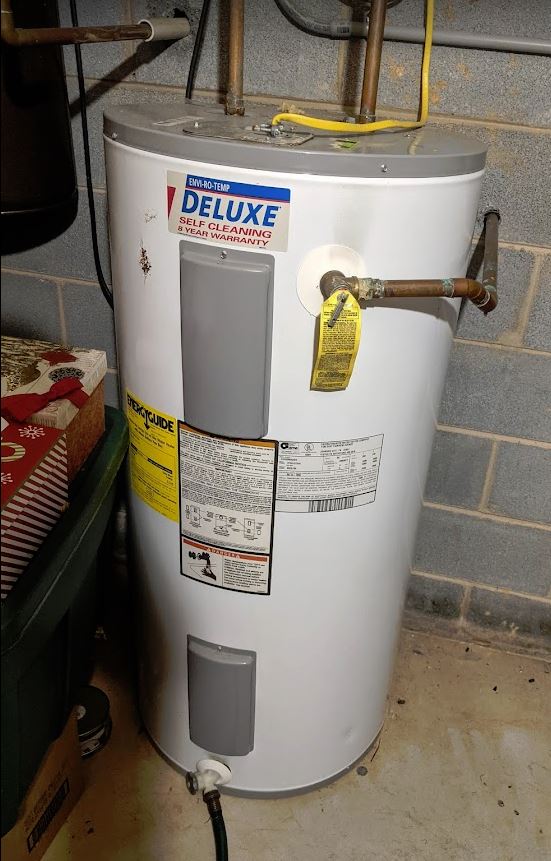 before water heater