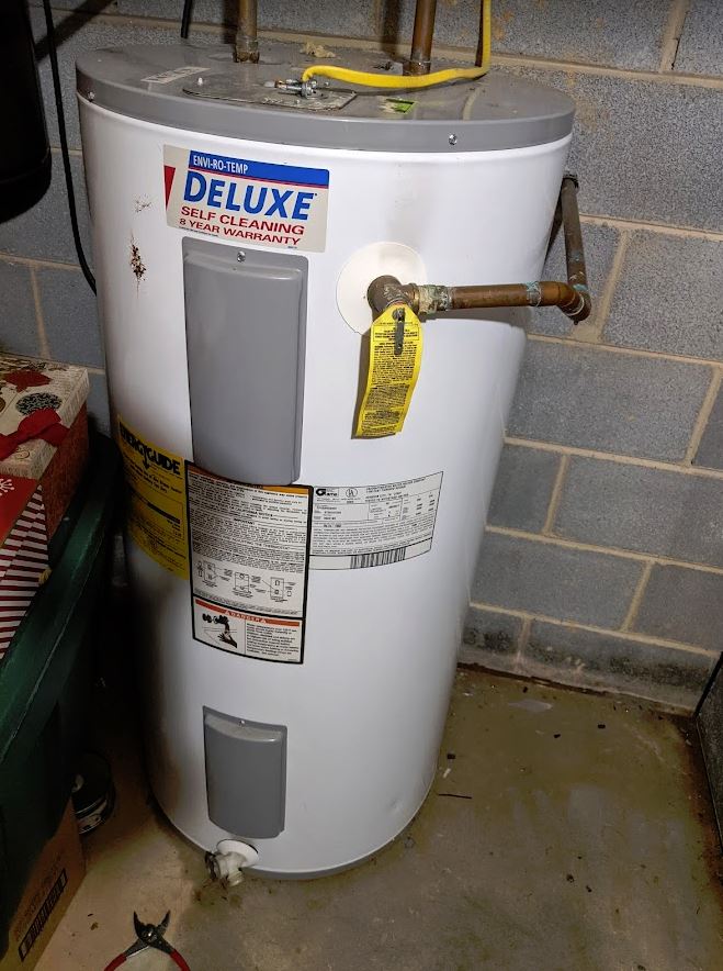 water heater after flushing