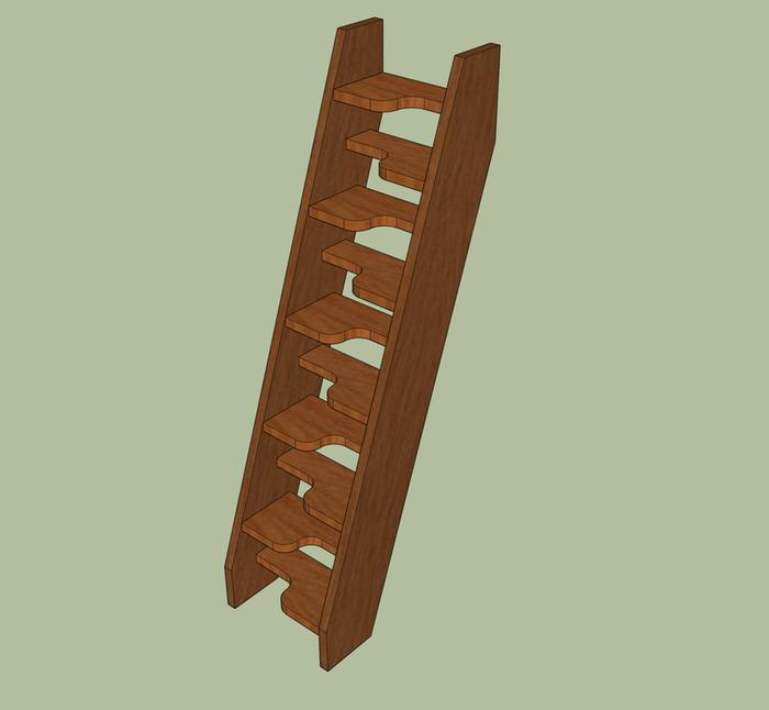 Alternation Tread Stair