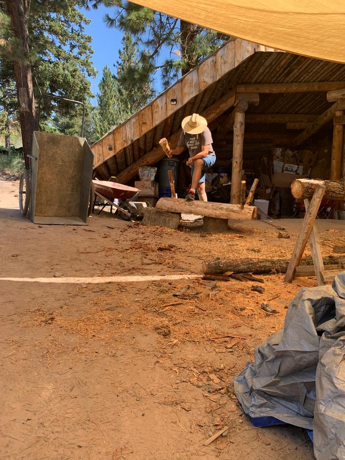 pounding-legs-onto-shaving-horse