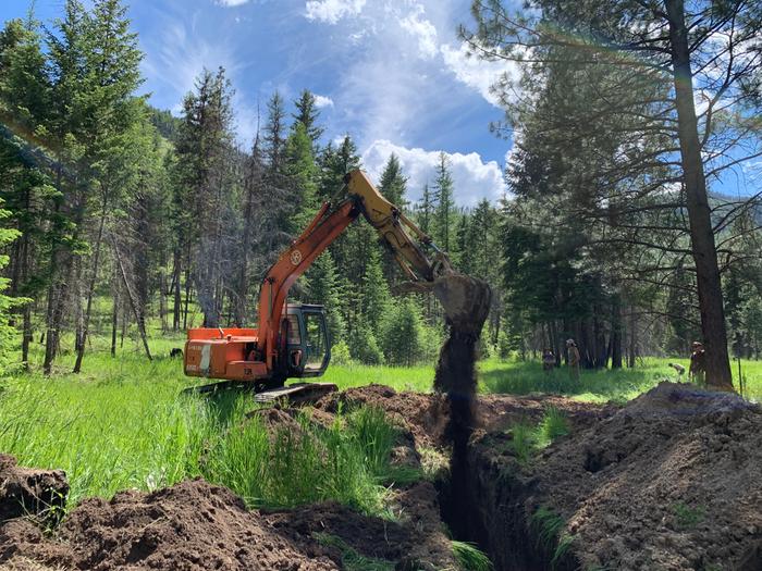 excavator-digging-test-trench-for-spring-terrace-project