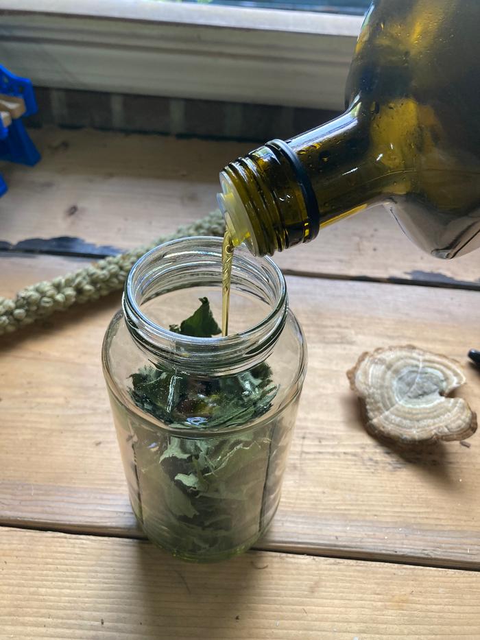 Making the infusion 