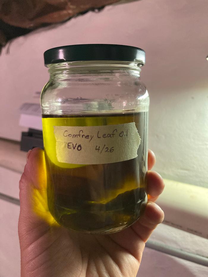 Finished in labeled container 