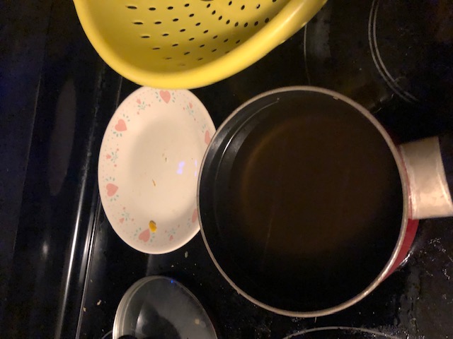 Finished boiling