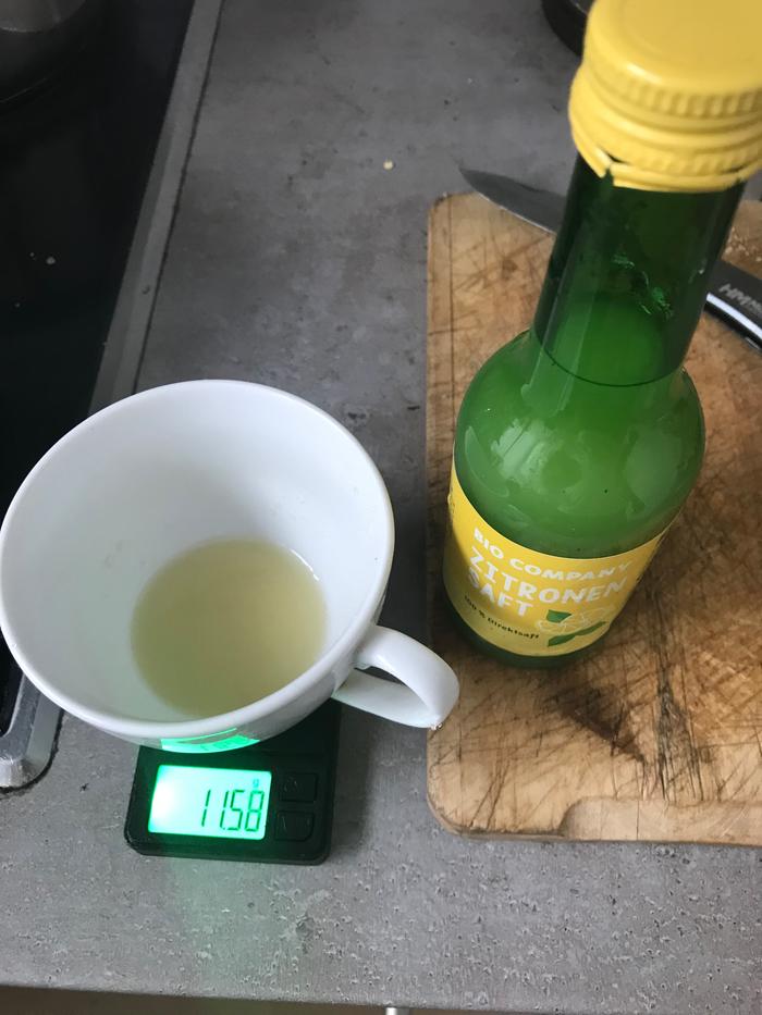 Lemon juice.