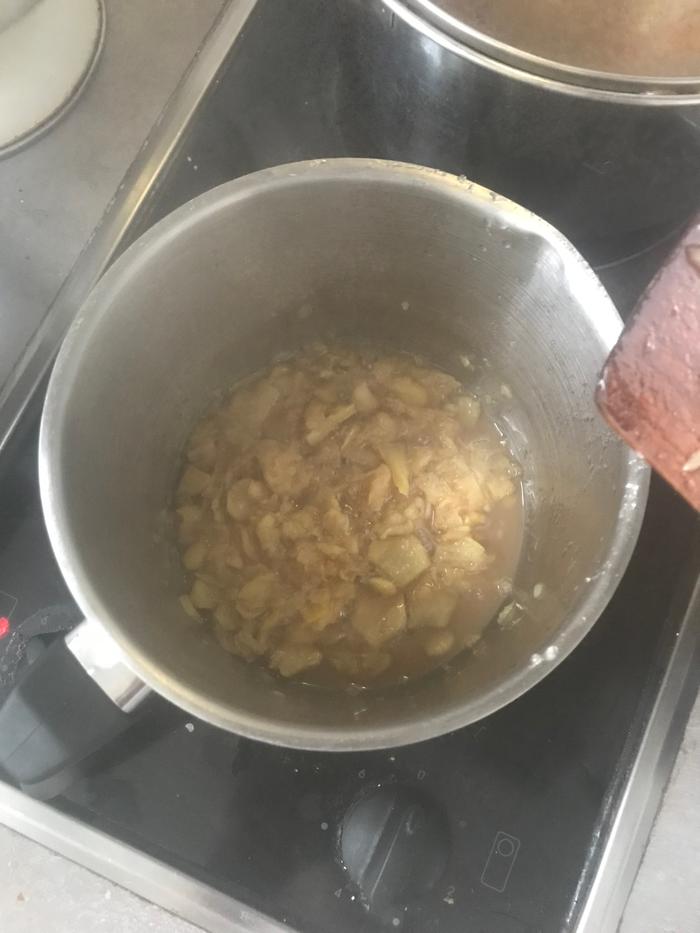 I boiled the ingredients for between 5 and 10 minutes.