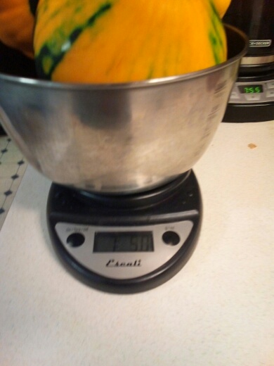 7 lbs 5 oz approximately 630 calories