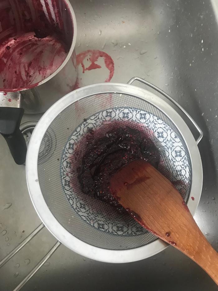 Mash strained.