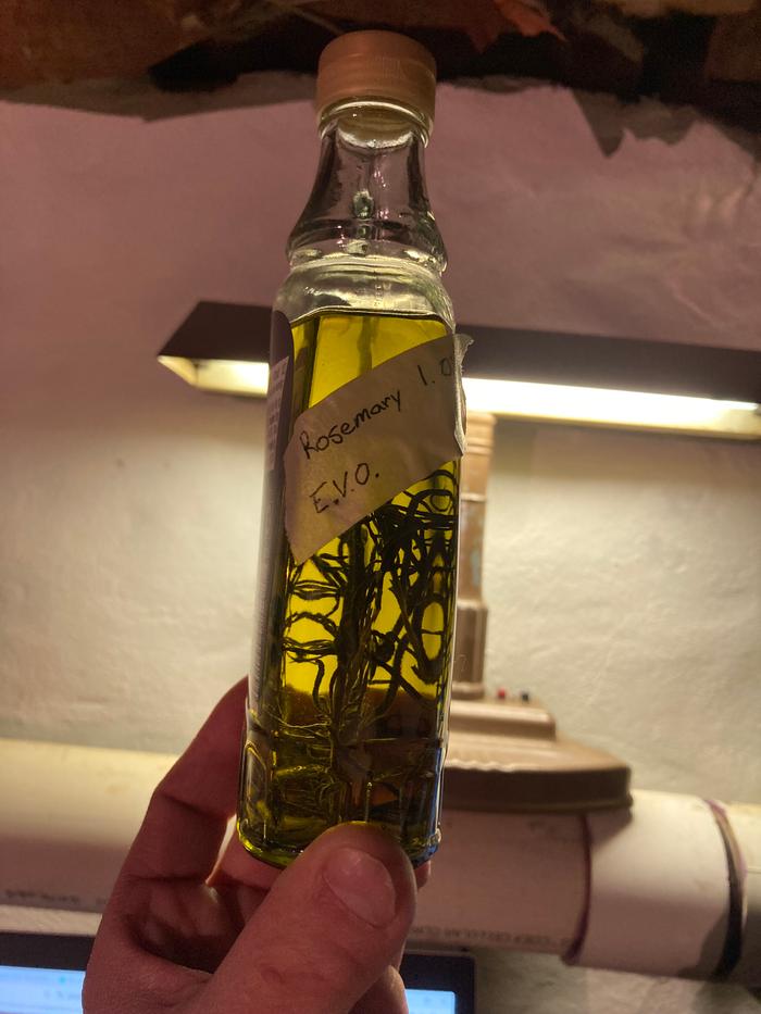 Rosemary in extra-virgin olive oil