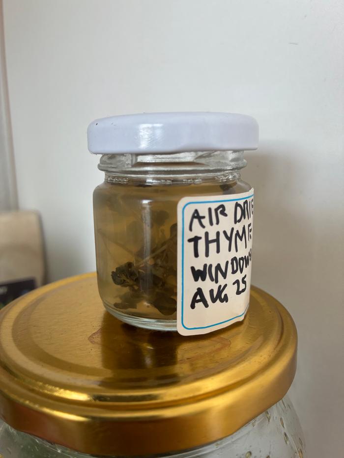 Matured in vinegar.
