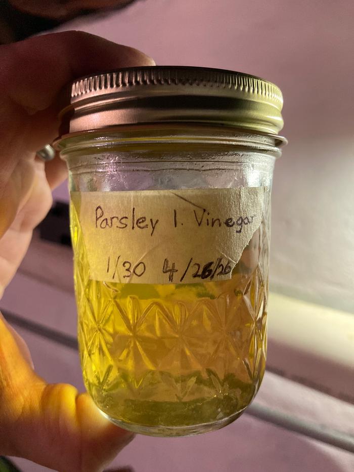 Finished in it’s labeled container