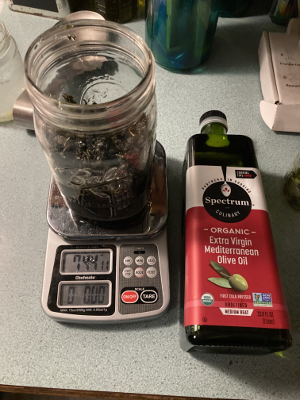 adding oil - now with 16 ounces of oil (by weight)