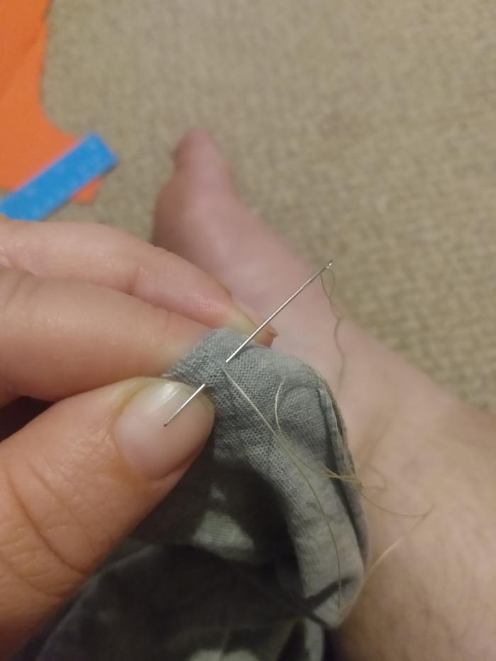 Hand sewing I must be mad