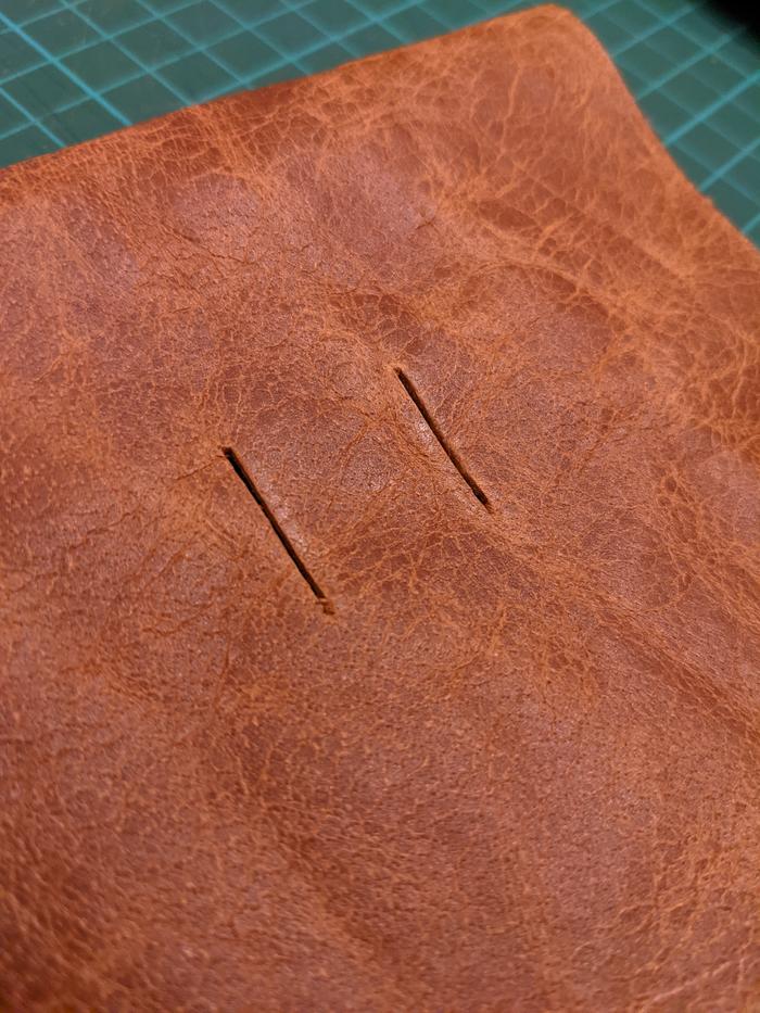 Slits for fastening