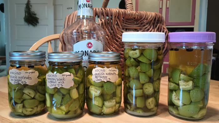 I tried a couple of different recipes. Detailed labels help keep details months or years later.