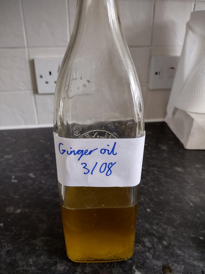 Finished ginger oil