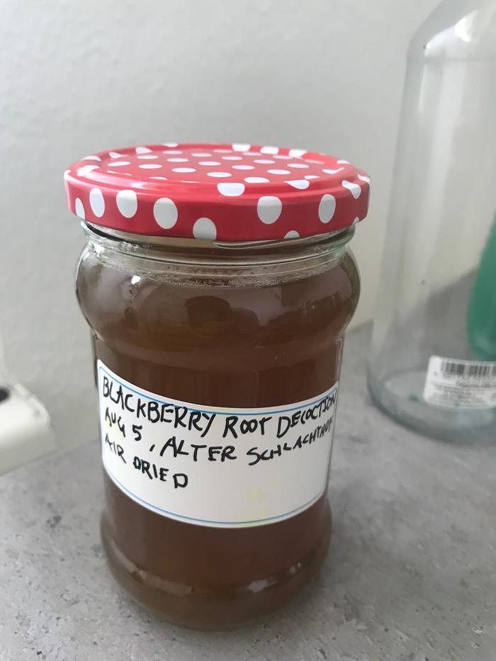 jarred and labelled.