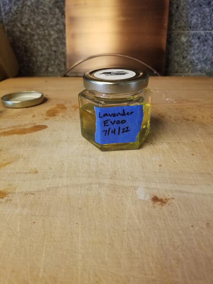 finished and labeled jar