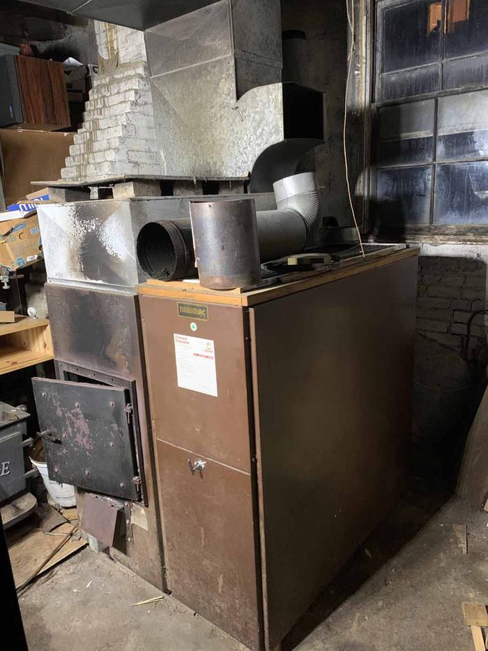 Old oil / wood combo furnace