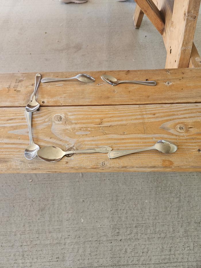 The 6 spoons i started with