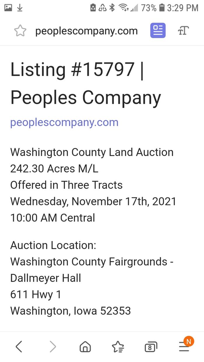 Auction Info