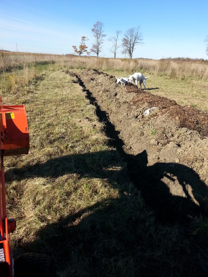 this is the initial trench