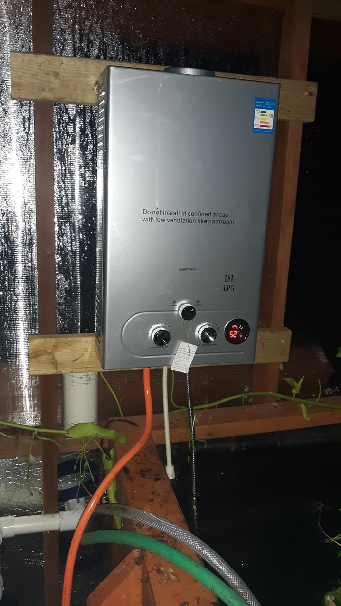 Portable Propane Water Heater